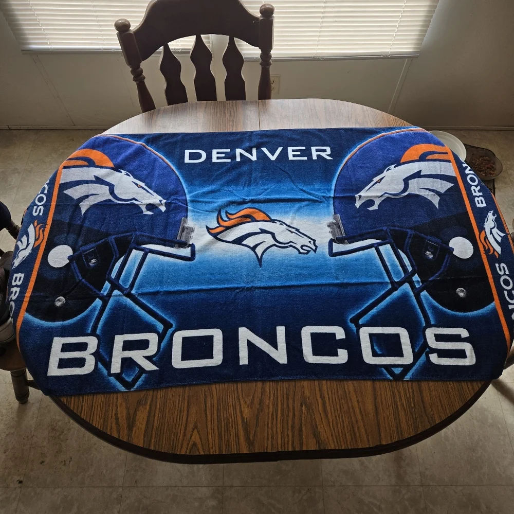 Denver Broncos Beach Towel